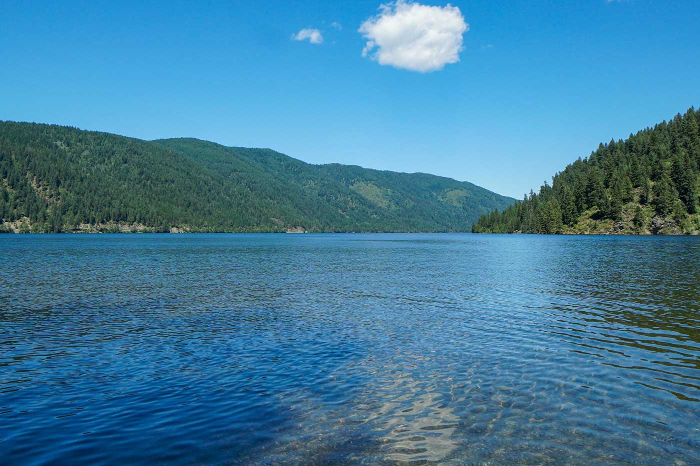Lake and outdoor recreation near Living Springs Ranch